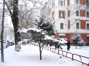 Снегопад в Иркутске Снегопад в Иркутске