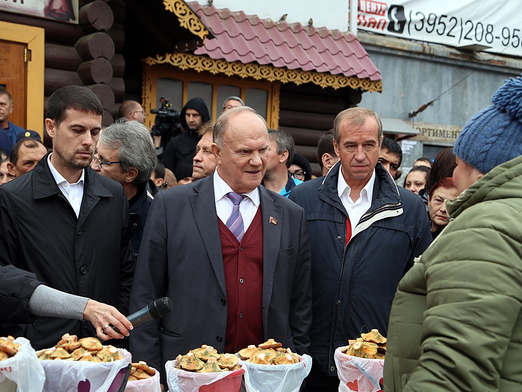 Геннадия Зюганова не пустили на Центральный рынок в Иркутске